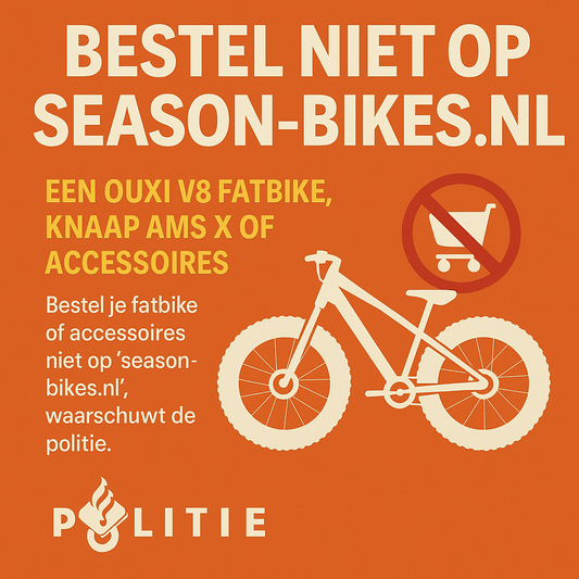 Valse fatbike-webshop ‘season-bikes.nl’